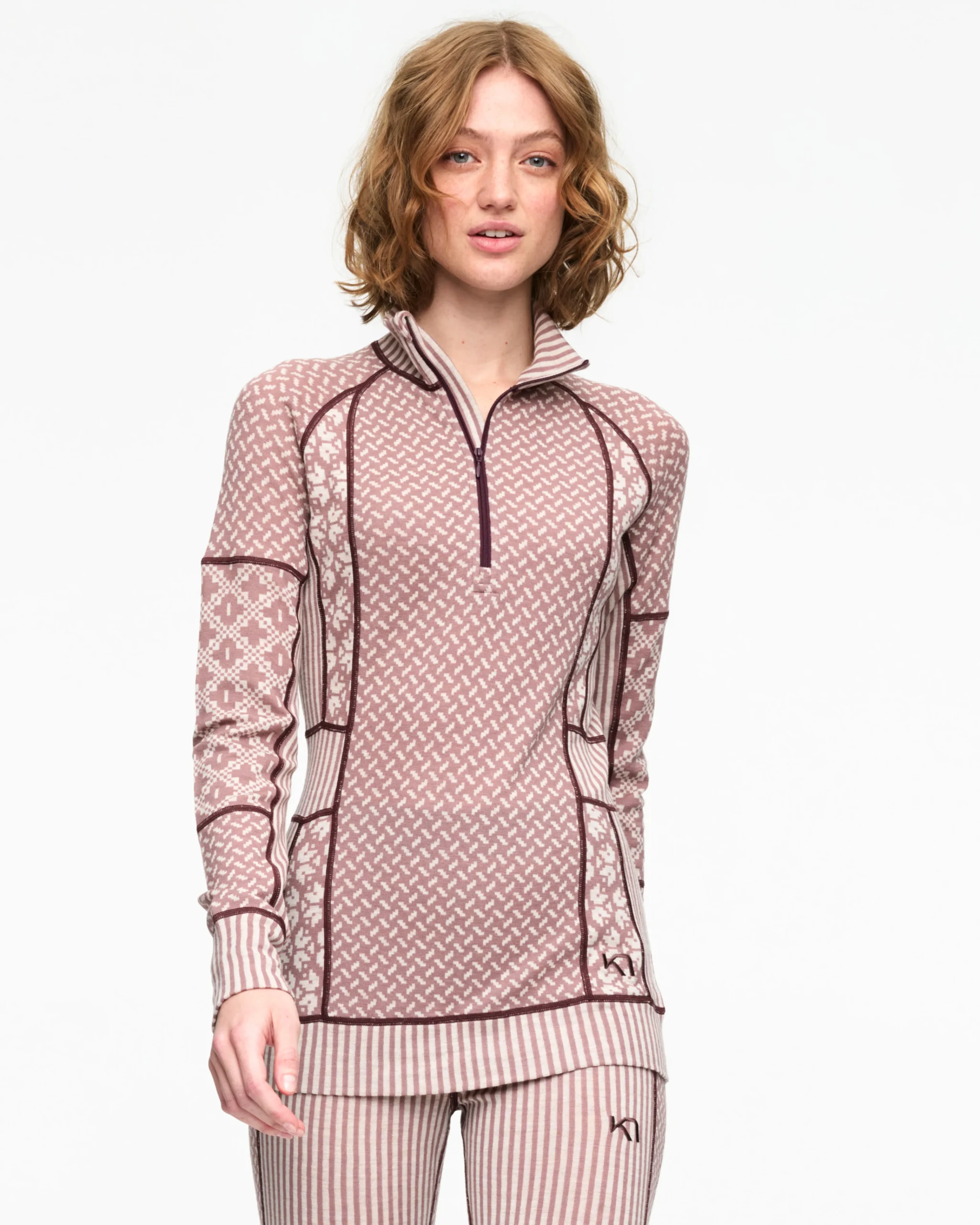 Kari Traa Smekker Høyhalset Ulltrøye - 100 % Merinoull
